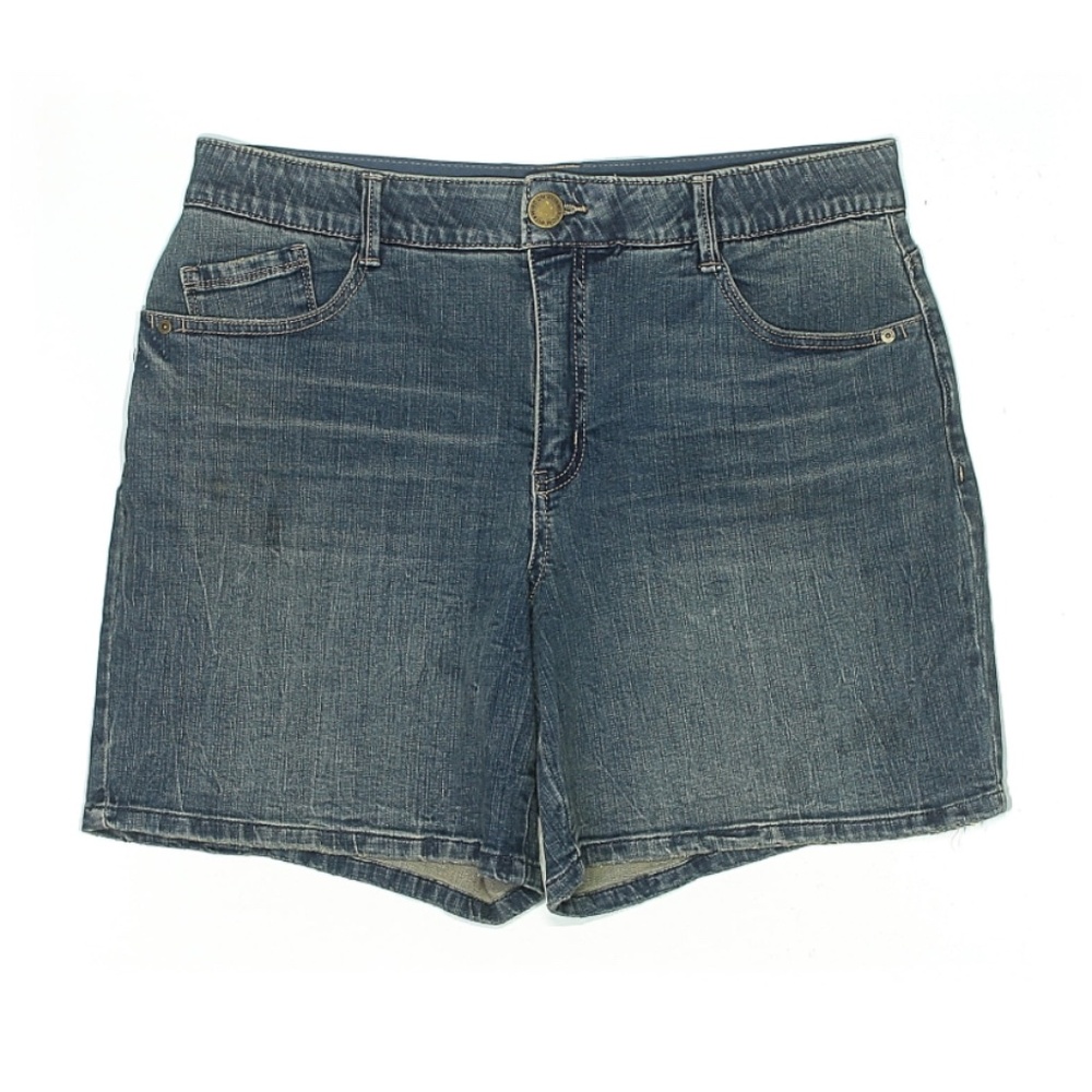 Wit & Wisdom relaxed denim shorts 12p